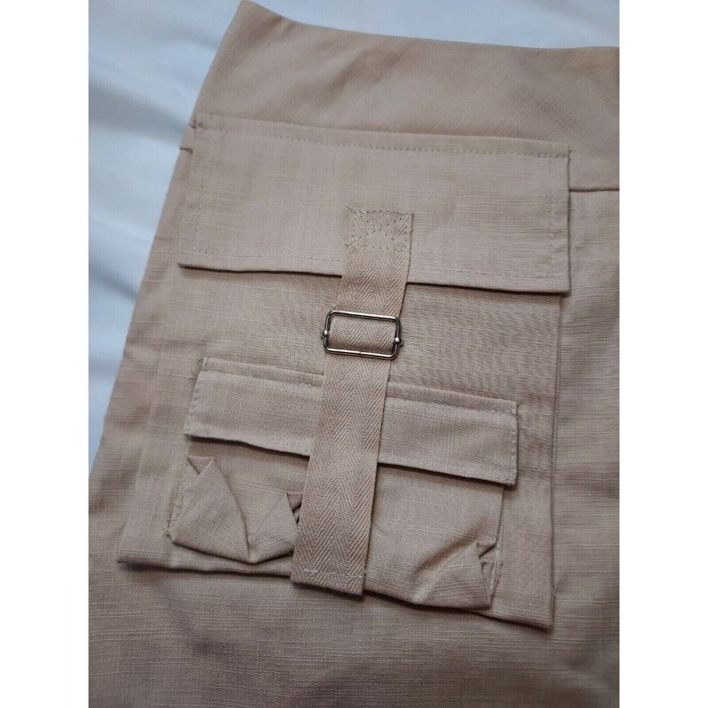 Vintage Double Zero Womens Mini Skirt, Tan, Medium - Picture 2 of 8